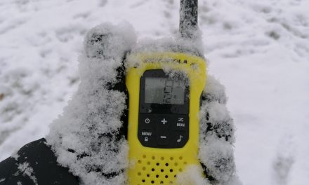 PMR 1×1 Walkie talkie használat hóban, hidegben.