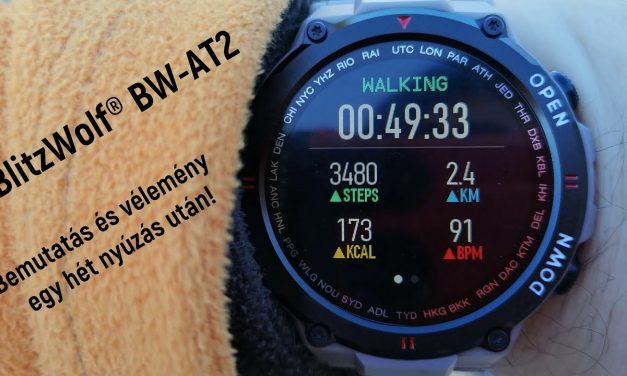 BlitzWolf® BW-AT2 Aktivitás mérő bemutató és vélemény 1 hét használat után.
